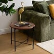 ATMOSPHERA - Table d'appoint Metsa marron 42,5x42,5x41cm - vignette