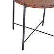 ATMOSPHERA - Table d'appoint Metsa marron 42,5x42,5x41cm - vignette
