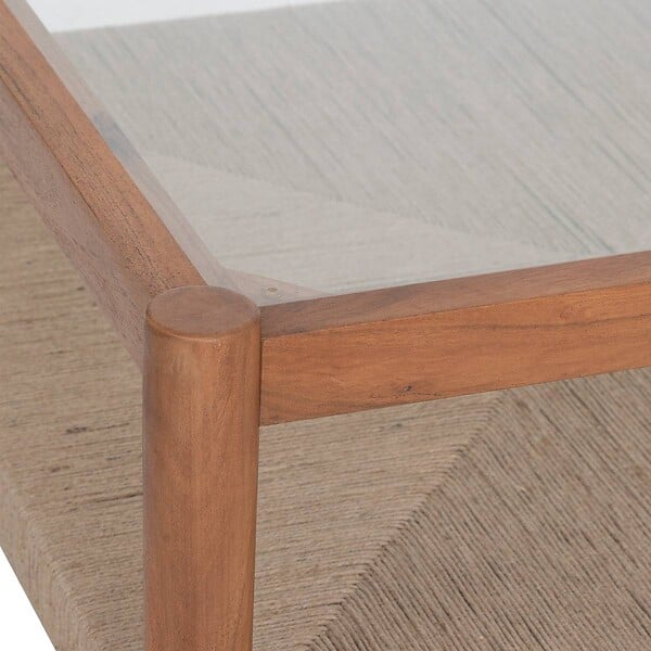 ATMOSPHERA - Table basse "Apala" 80x80cm bois - large