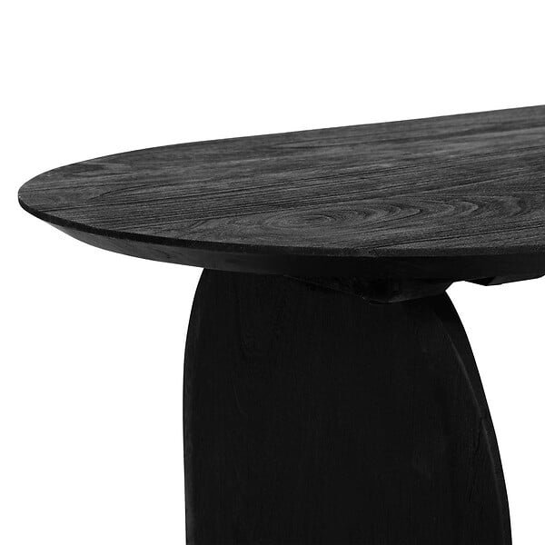ATMOSPHERA - Table basse "Isana" 120x60cm noir - large