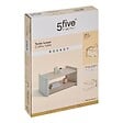 5 FIVE SIMPLY SMART - Table basse Roundy blanc ivoire et bois - vignette