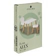 ATMOSPHERA - Ensemble table et 2 chaises enfant "Alex" blanc 3 pièces - vignette
