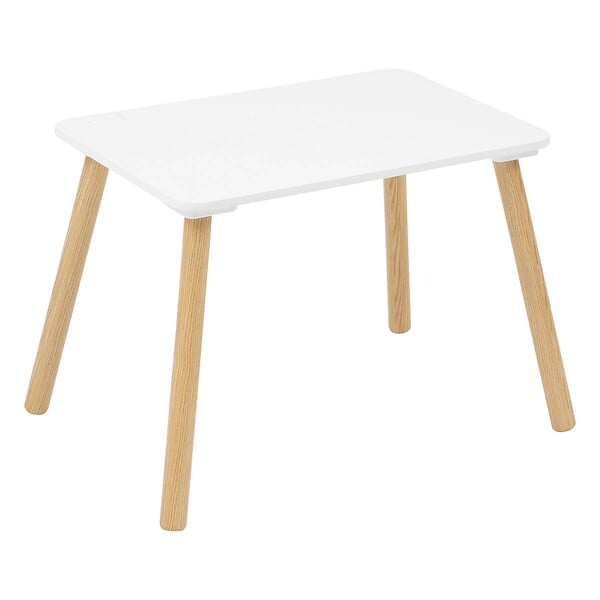 ATMOSPHERA - Ensemble table et 2 chaises enfant "Alex" blanc 3 pièces - large