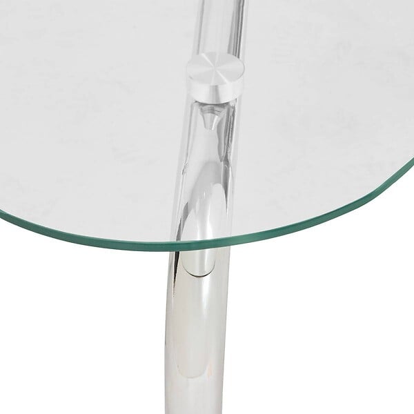 ATMOSPHERA - Table basse Hecate argent 110x60cm - large