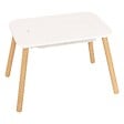 ATMOSPHERA - Table d'appoint enfant Buldy blanc 68,5x43cm - vignette