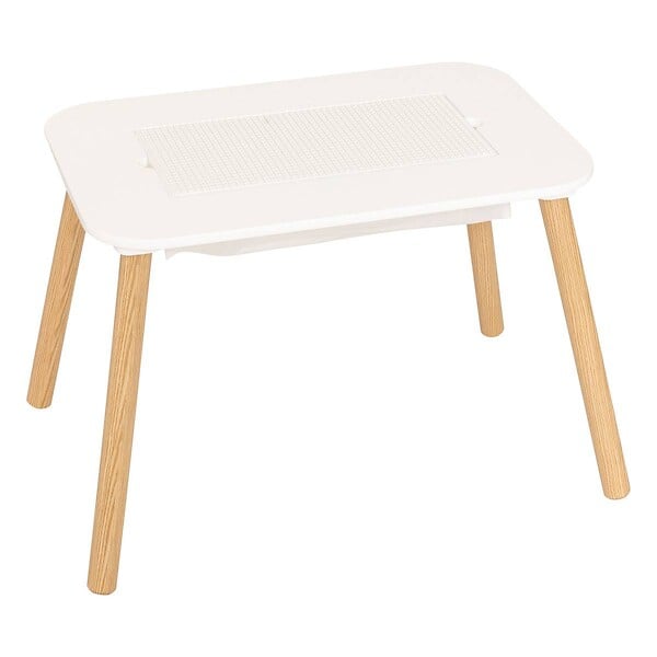 ATMOSPHERA - Table d'appoint enfant Buldy blanc 68,5x43cm - large