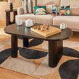 ATMOSPHERA - Table basse "Olova" noir 120x60x45cm - vignette