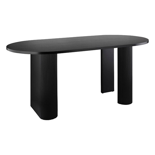 ATMOSPHERA - Table basse "Olova" noir 120x60x45cm - large