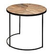 ATMOSPHERA - Lot de 2 tables gigognes "Basile" manguier D51/56cm - vignette