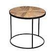 ATMOSPHERA - Lot de 2 tables gigognes "Basile" manguier D51/56cm - vignette