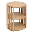 5 FIVE SIMPLY SMART - Table d'appoint ronde Slat 40x40x48cm - vignette