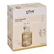 5 FIVE SIMPLY SMART - Table d'appoint ronde Slat 40x40x48cm - vignette
