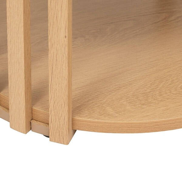 5 FIVE SIMPLY SMART - Table d'appoint ronde Slat 40x40x48cm - large