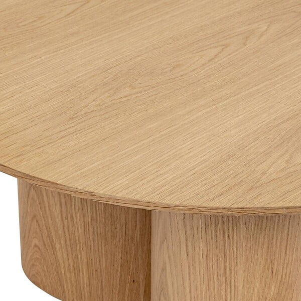 ATMOSPHERA - Table basse Aliona bois naturel D80cm - large
