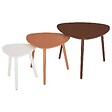 ATMOSPHERA - 3 tables gigognes Mileo marron - vignette