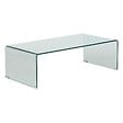 ATMOSPHERA - Table basse "Lenia" transparent 110x55x38cm - vignette