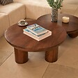 ATMOSPHERA - Table basse Stambh bois de manguier 90x90x40cm - vignette
