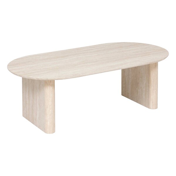 ATMOSPHERA - Table basse "Anaya" beige 120x60x40cm - large