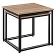 5 FIVE SIMPLY SMART - Lot de 2 tables gigognes "Aliaj" effet chêne naturel - vignette