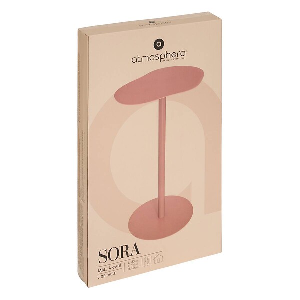 ATMOSPHERA - Table d'appoint Sora moccha 33x24x50cm - large