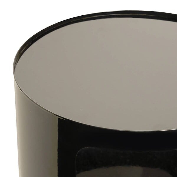ATMOSPHERA - Table d'appoint Ashdal noir 32,5x32,5cm - large