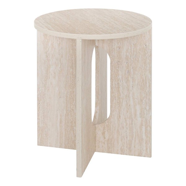 ATMOSPHERA - Table d'appoint Anaya beige 40x40x50cm - large