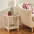 ATMOSPHERA - Table d'appoint Chamlo ivoire 40x40cm - vignette