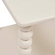 ATMOSPHERA - Table d'appoint Chamlo ivoire 40x40cm - vignette