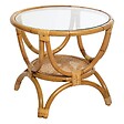 ATMOSPHERA - Table d'appoint "Farah" rotin D59cm - vignette