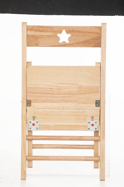 ATMOSPHERA - Chaise pliante enfant hévéa naturel - large