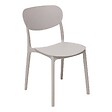 5 FIVE SIMPLY SMART - Chaise Plasta taupe - vignette