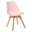 ATMOSPHERA - Chaise "Baya" pieds hêtre rose - vignette