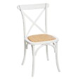 ATMOSPHERA - Chaise "Isak" hêtre et cannage blanc - vignette