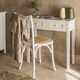 ATMOSPHERA - Chaise "Isak" hêtre et cannage blanc - vignette