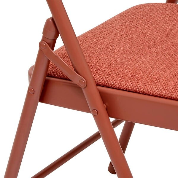 5 FIVE SIMPLY SMART - Chaise Flexy Plus en tissu chiné rose foncé - large