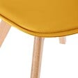 ATMOSPHERA - Chaise "Baya" pieds hêtre jaune - vignette