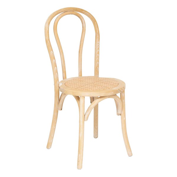 ATMOSPHERA - Chaise bistrot "Drevo" orme lin - large