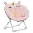 ATMOSPHERA - Fauteuil enfant pliant licorne rose clair - vignette