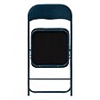 5 FIVE SIMPLY SMART - Chaise pliante en velours bleu - vignette