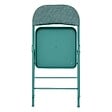5 FIVE SIMPLY SMART - Chaise Flexy Plus en tissu chiné vert - vignette