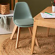 ATMOSPHERA - Chaise enfant "Baya" vert clair - vignette