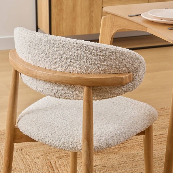 ATMOSPHERA - Lot de 2 chaises "Sari" blanc - large