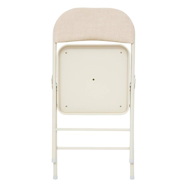 5 FIVE SIMPLY SMART - Chaise Flexy Plus en tissu chiné beige - large