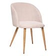 ATMOSPHERA - Chaise "Celeste" velours côtelé beige - vignette