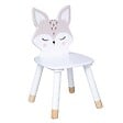 ATMOSPHERA - Chaise enfant renard bois blanc - vignette