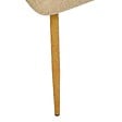 ATMOSPHERA - Chaise Sirac en Tissu Beige Lin L45xP55xH84 cm - vignette