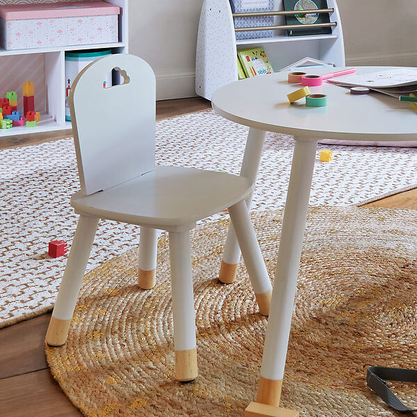 ATMOSPHERA - Chaise enfant "Douceur" blanc - large