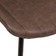ATMOSPHERA - Chaise "Olwen" effet cuir marron - vignette