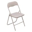 5 FIVE SIMPLY SMART - Chaise pliante beige en PVC - vignette