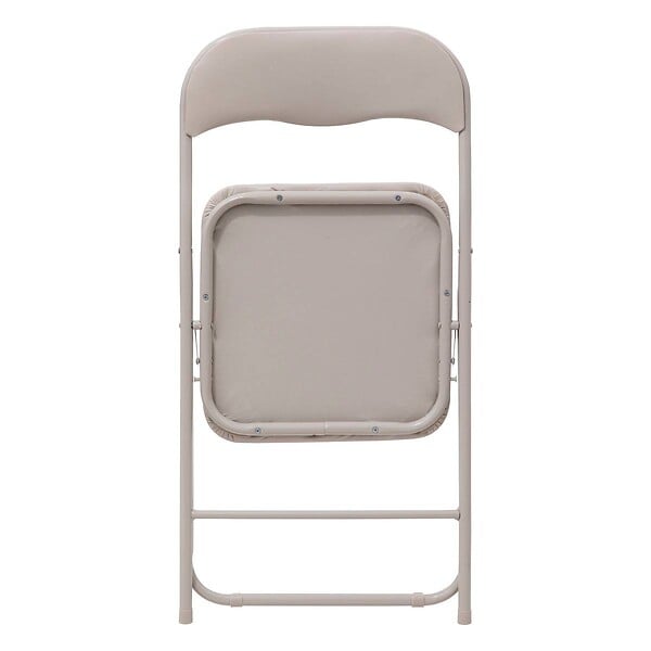 5 FIVE SIMPLY SMART - Chaise pliante beige en PVC - large